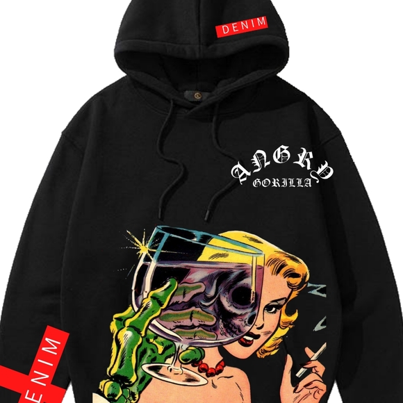 Angry Gorilla Clothing And Apparel Other - Black Hold Your Liquor